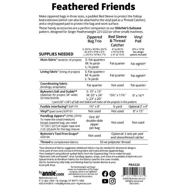 ByAnnie Pattern - Feathered Friends