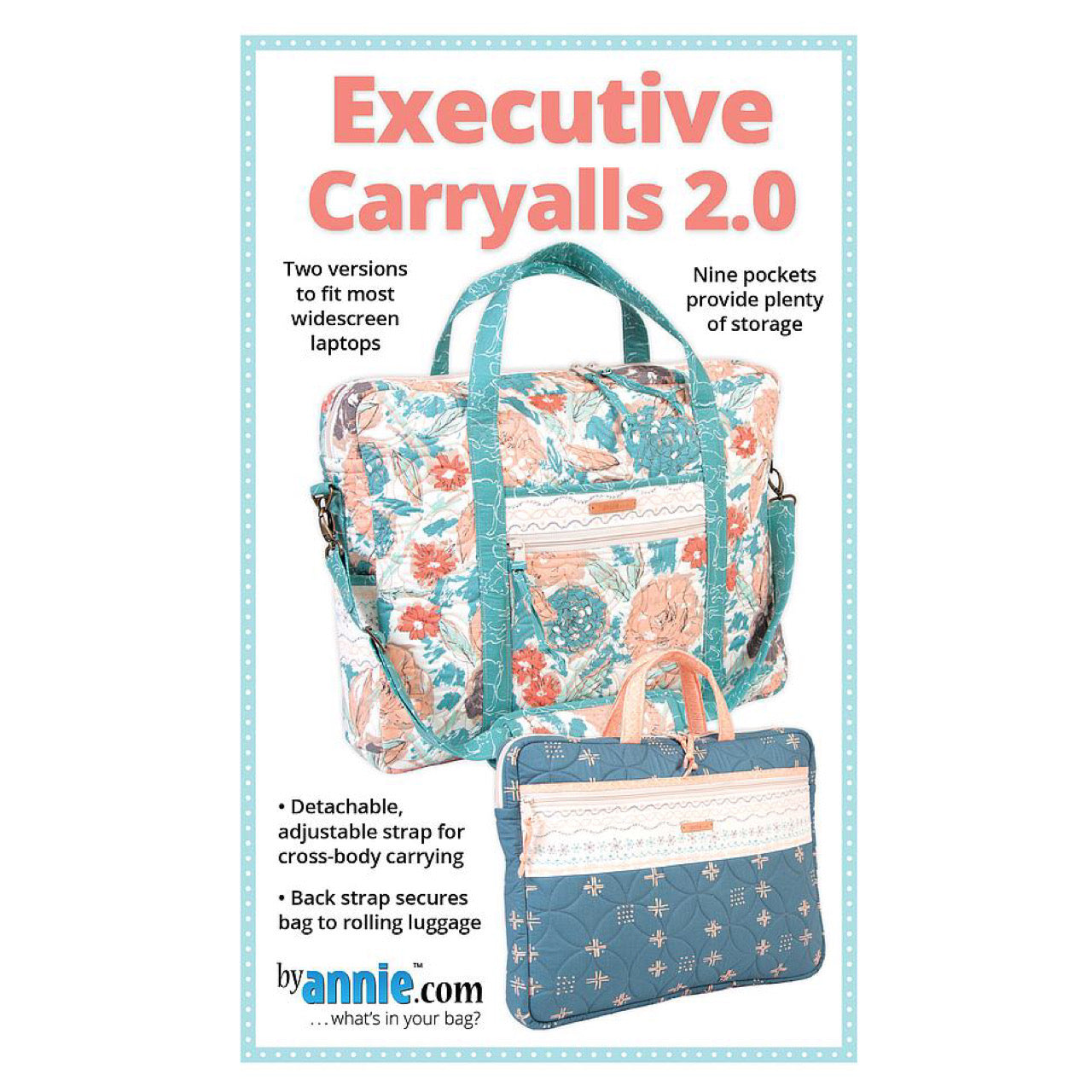 ByAnnie Pattern - Executive Carryalls II