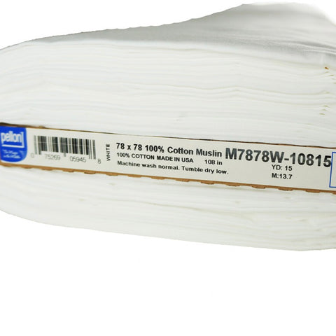 Cotton Muslin - 108" - White
