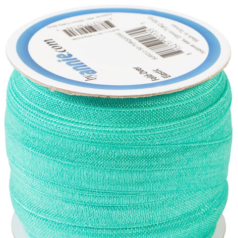 ByAnnie Fold Over Elastic - 20mm - Turquoise