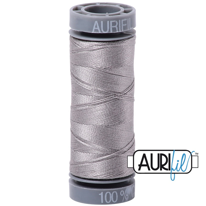 Aurifil Cotton 28wt Thread - 100 mt - 2620 - Stainless Steel