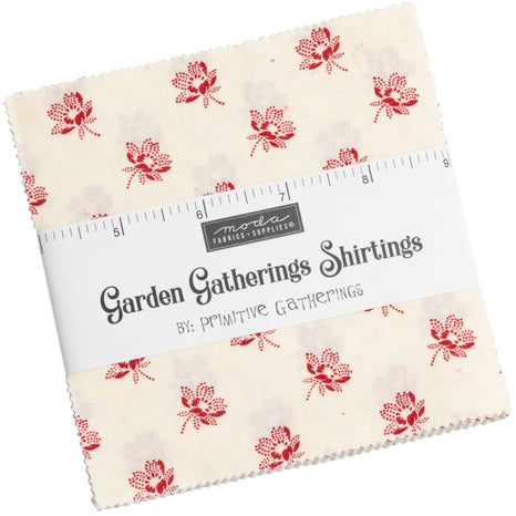 Garden Gatherings Shirtings - Charm Pack - 5" squares