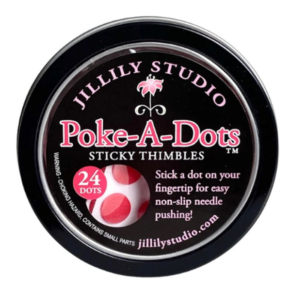 Poke-A-Dots Sticky Thimble - 24 dots in a tin