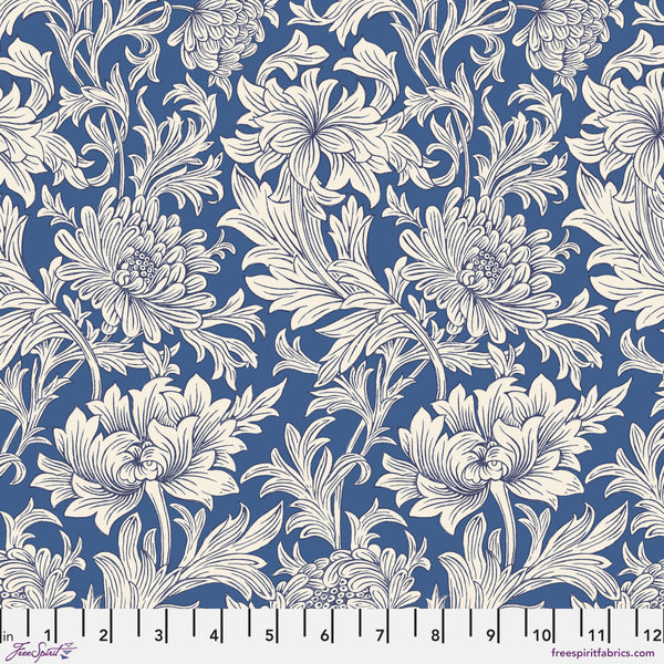 Chrysanthemum Tonal - Blue