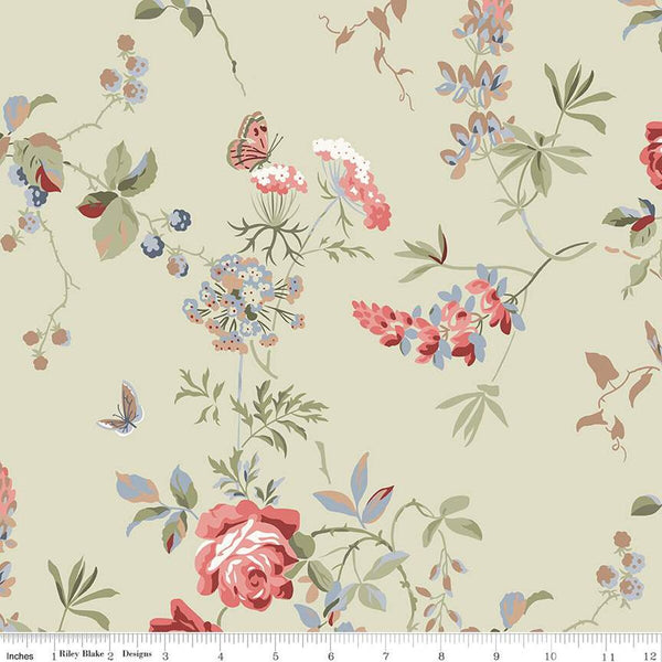 Anne of Green Gables 2 - 108" Backing - Sage