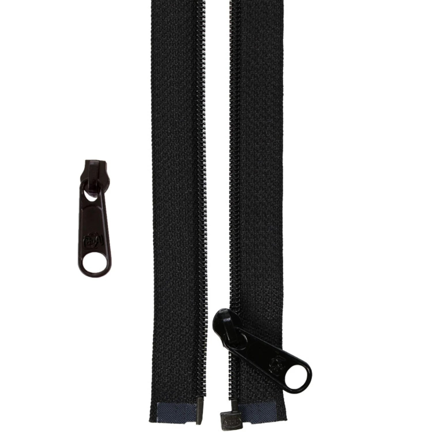 ByAnnie - 50” Separating Zipper + Extra Slide - Black