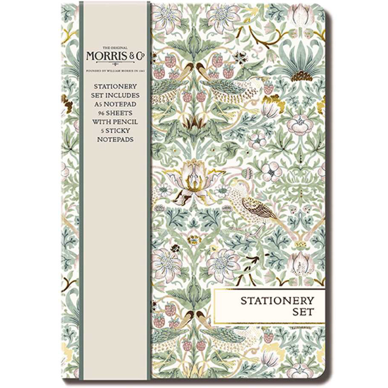 Stationary Set - Morris&Co. - Strawberry Thief