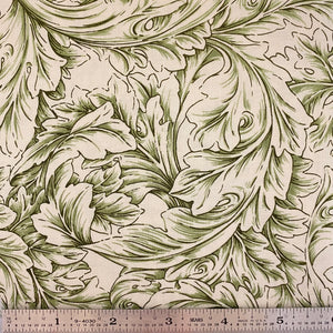 Small Acanthus Scroll - Green