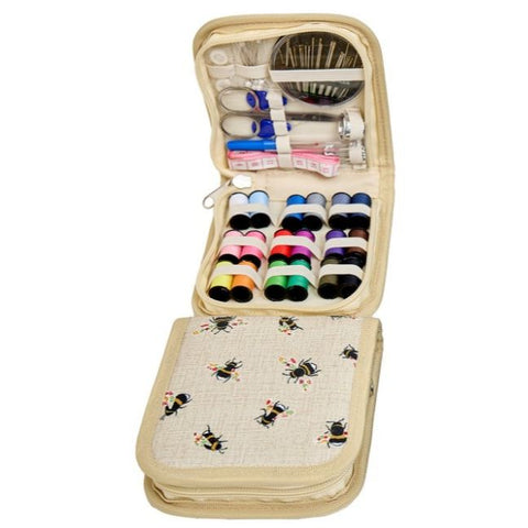 Sewing Kit Zip Case - Bees