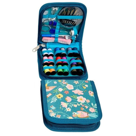 Sewing Kit Zip Case - Birds