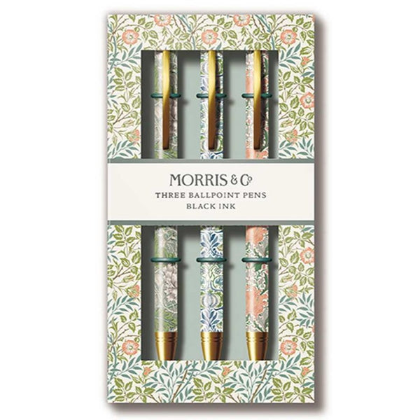 Ballpoint Pens - Morris&Co. - 3pc Pimpernel, Bellflower, Helena