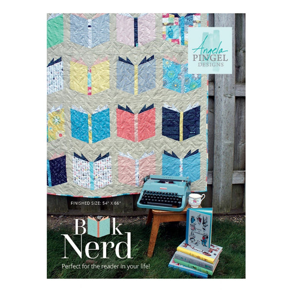 Quilt Pattern - Book Nerd - 54" x 66"