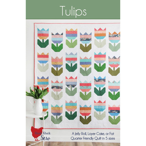 Quilt Pattern - Tulips - Includes 5 Sizes!