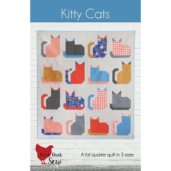 Quilt Pattern - Kitty Cats - Includes 3 Sizes!