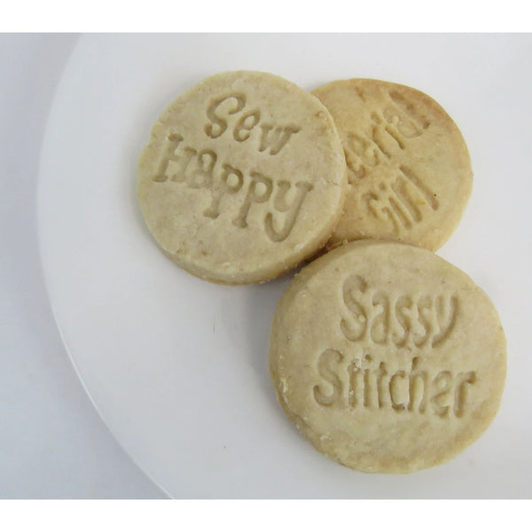 Sewing Themed Cookie Stamps - Set of 3