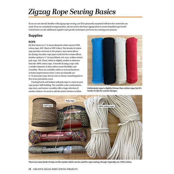 Creative Zigzag Rope Sewing Projects