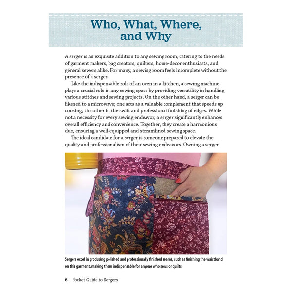 Carry-Along Guide - Pocket Guide to Sergers by Sue O'Very