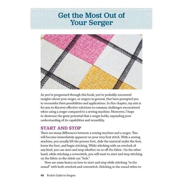 Carry-Along Guide - Pocket Guide to Sergers by Sue O'Very