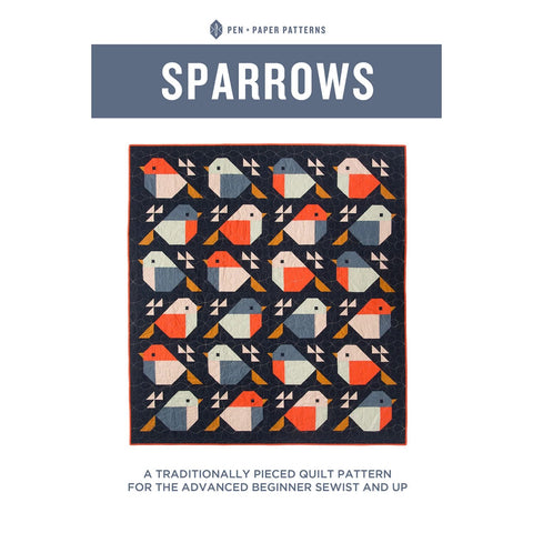 Quilt Pattern - Sparrows - 65.5” x 71”
