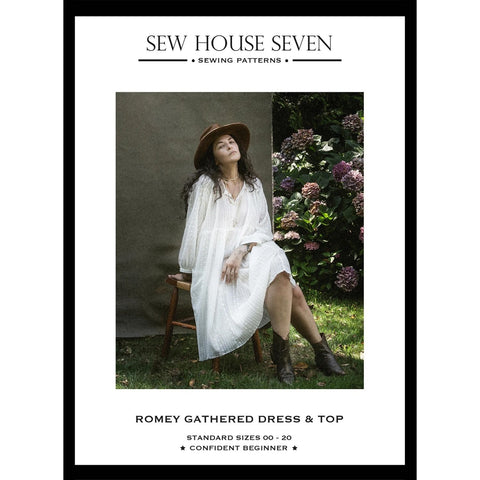 Sew House Seven Pattern - Romey Gathered Dress & Top - Sizes 0 - 20
