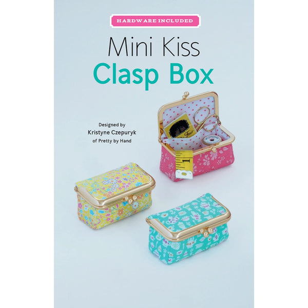 Zakka Workshop Mini Kiss Clasp Box Kit - Finished 3.125" W x 1.875" L x 1.75" H - ZW4066