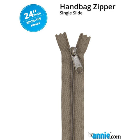 ByAnnie - 24” Single Slide Zipper - Khaki