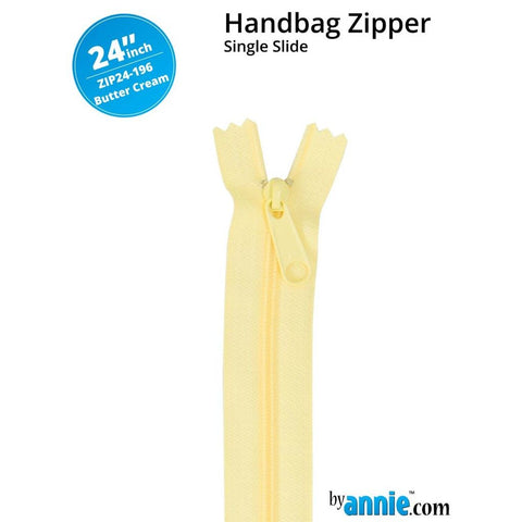 ByAnnie - 24” Single Slide Zipper - Butter Cream