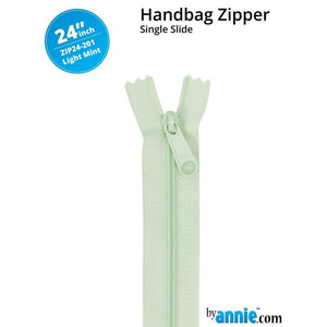 ByAnnie - 24” Single Slide Zipper - Light Mint