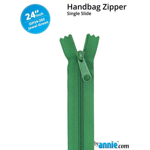 ByAnnie - 24” Single Slide Zipper - Jewel Green