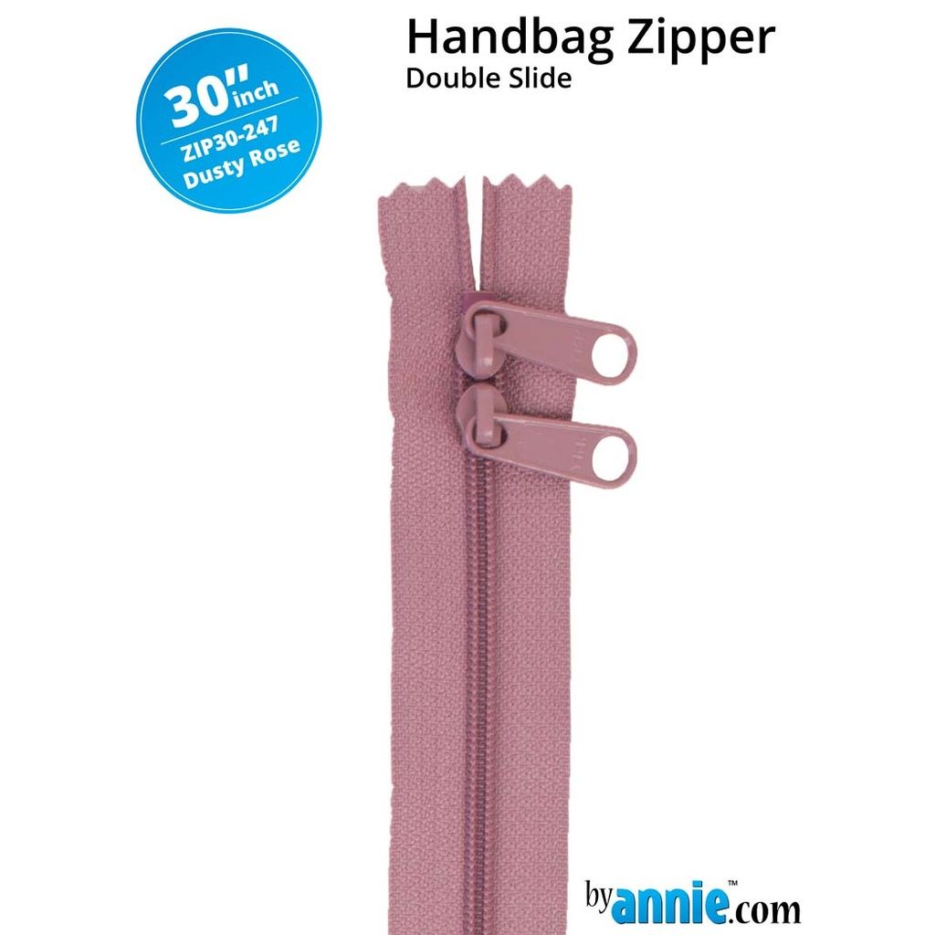 ByAnnie - 30” Single Slide Zipper - Dusty Rose