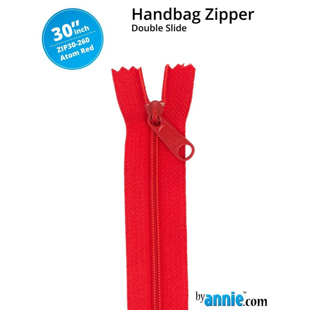 ByAnnie - 30” Single Slide Zipper - Atom Red