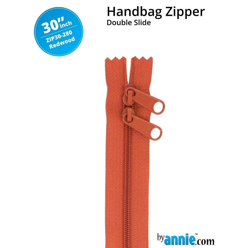 ByAnnie - 30” Single Slide Zipper - Redwood