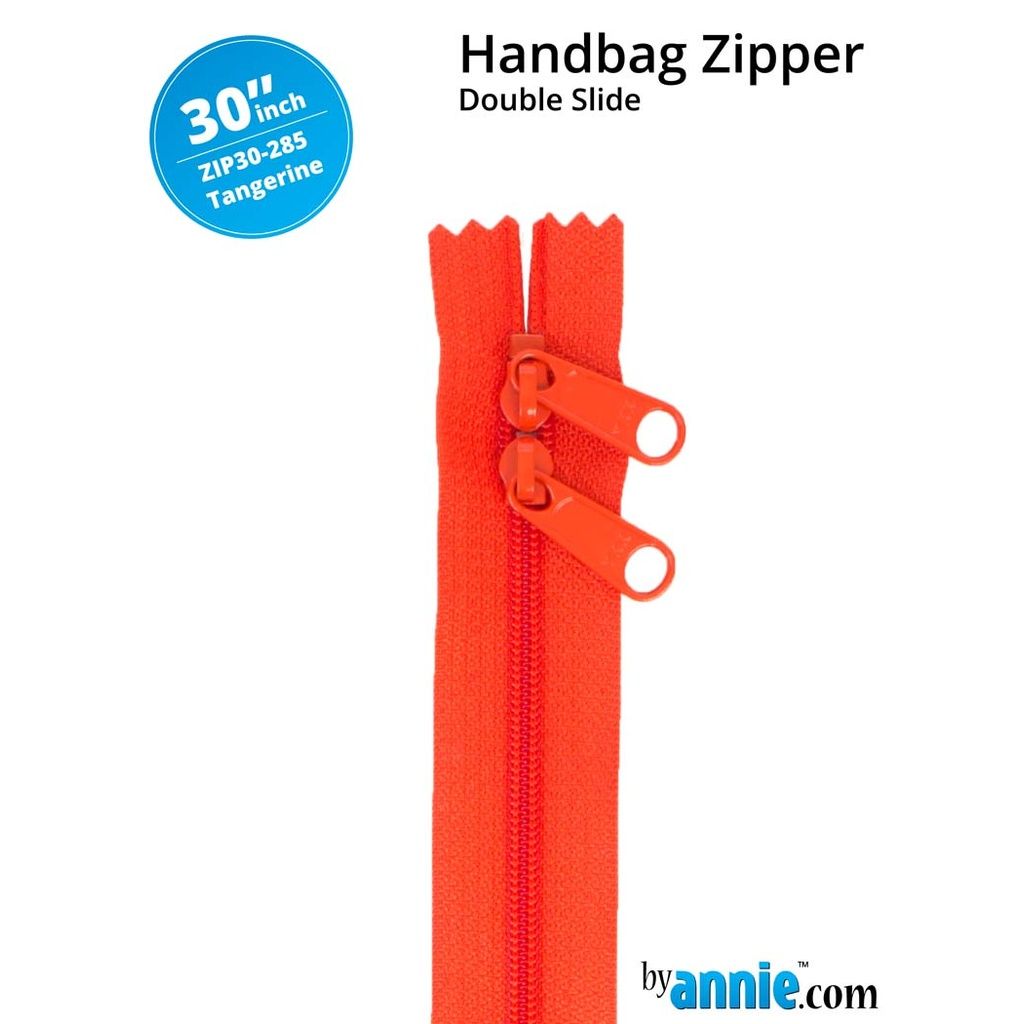 ByAnnie - 30” Single Slide Zipper - Tangerine