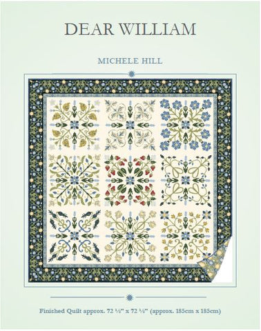 Michele Hill Pattern - Dear William - 72.5"x72.5"
