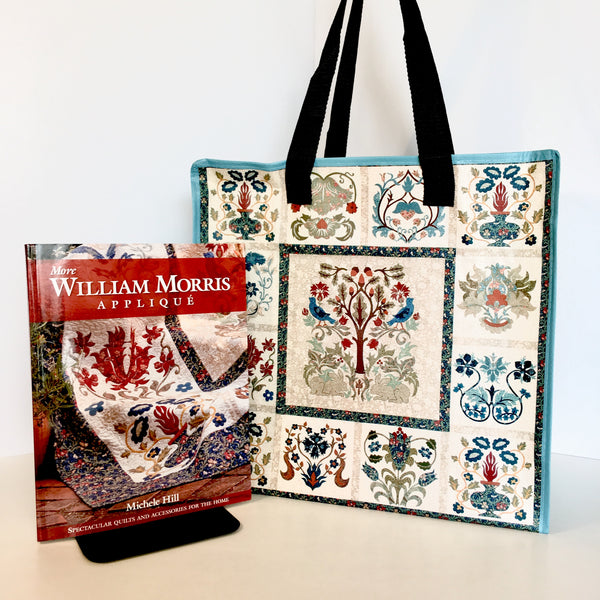 William Morris Shopping Bag - Morning Glory by Michele Hill