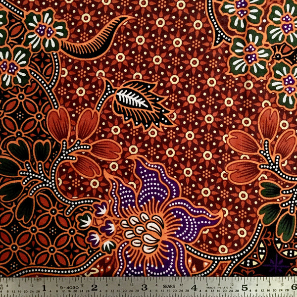 Flower Batik - Orange