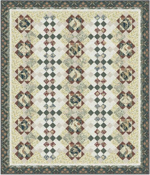 Orkney Squared Up - Quilt Top Kit - 73.5"x86.5" - Confident Beginner