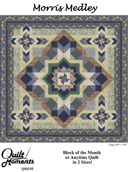 Quilt Pattern - Morris Medley - 65"x65" & 101"x101"