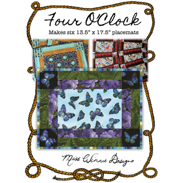 Placemat Pattern - Four O’Clock