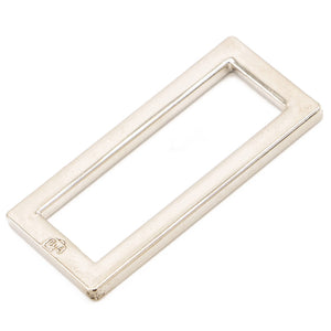 ByAnnie Hardware - 1.5” Rectangle Ring - Set of 2 - Nickel