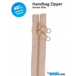 ByAnnie - 40” Double Slide Zipper -  Natural