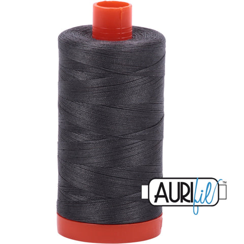 Aurifil Cotton 50wt Thread - 1300 mt - 2630 - Dark Pewter