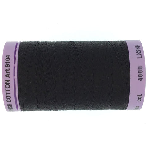 Mettler Cotton 50wt Thread - 500mt - 4000 - Black