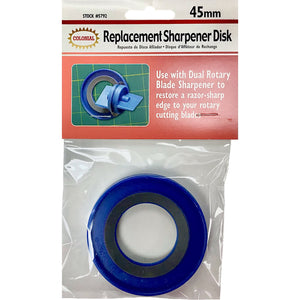 Dual Rotary Blade Replacement Sharpener Disk - 45mm