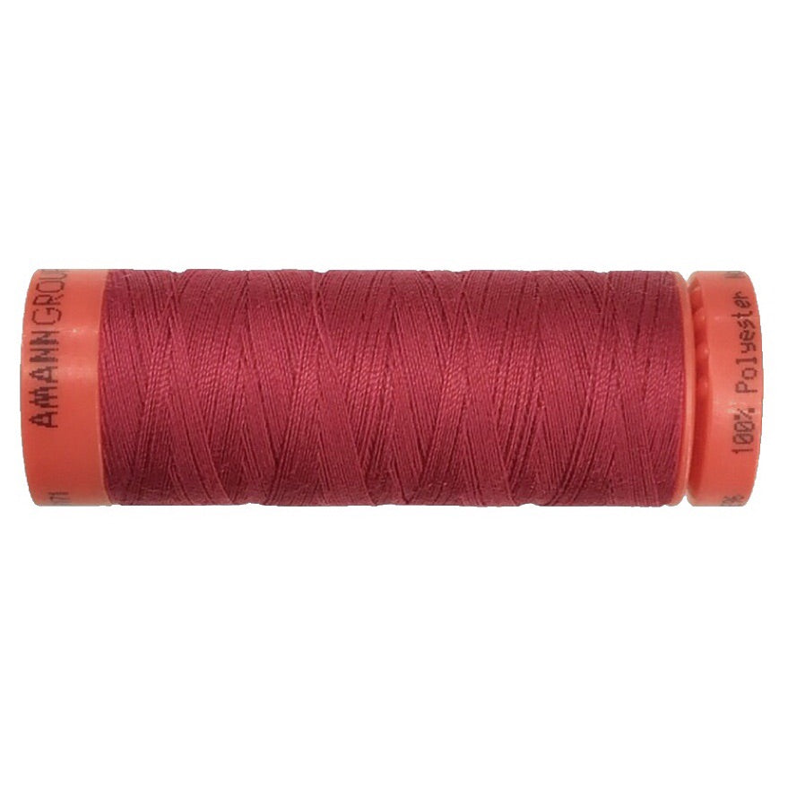 Mettler 100% Polyester Thread - 100mt- 1422 - Dark Pink