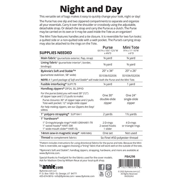 ByAnnie Pattern - Night and Day