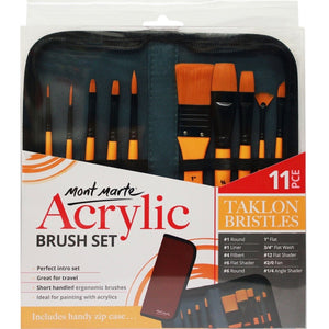 Signature Paint Brush Set - 11 pc