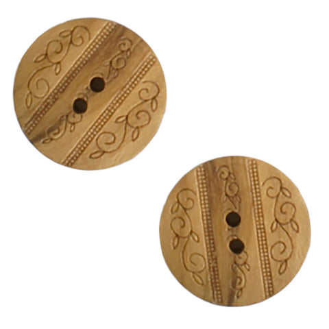 Wood Buttons - 2 pack
