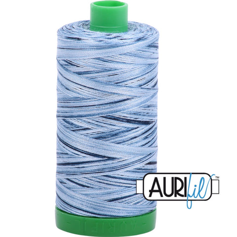 Aurifil Cotton 40wt Thread - 1000 mt - 4669 - Stonewashed Blues