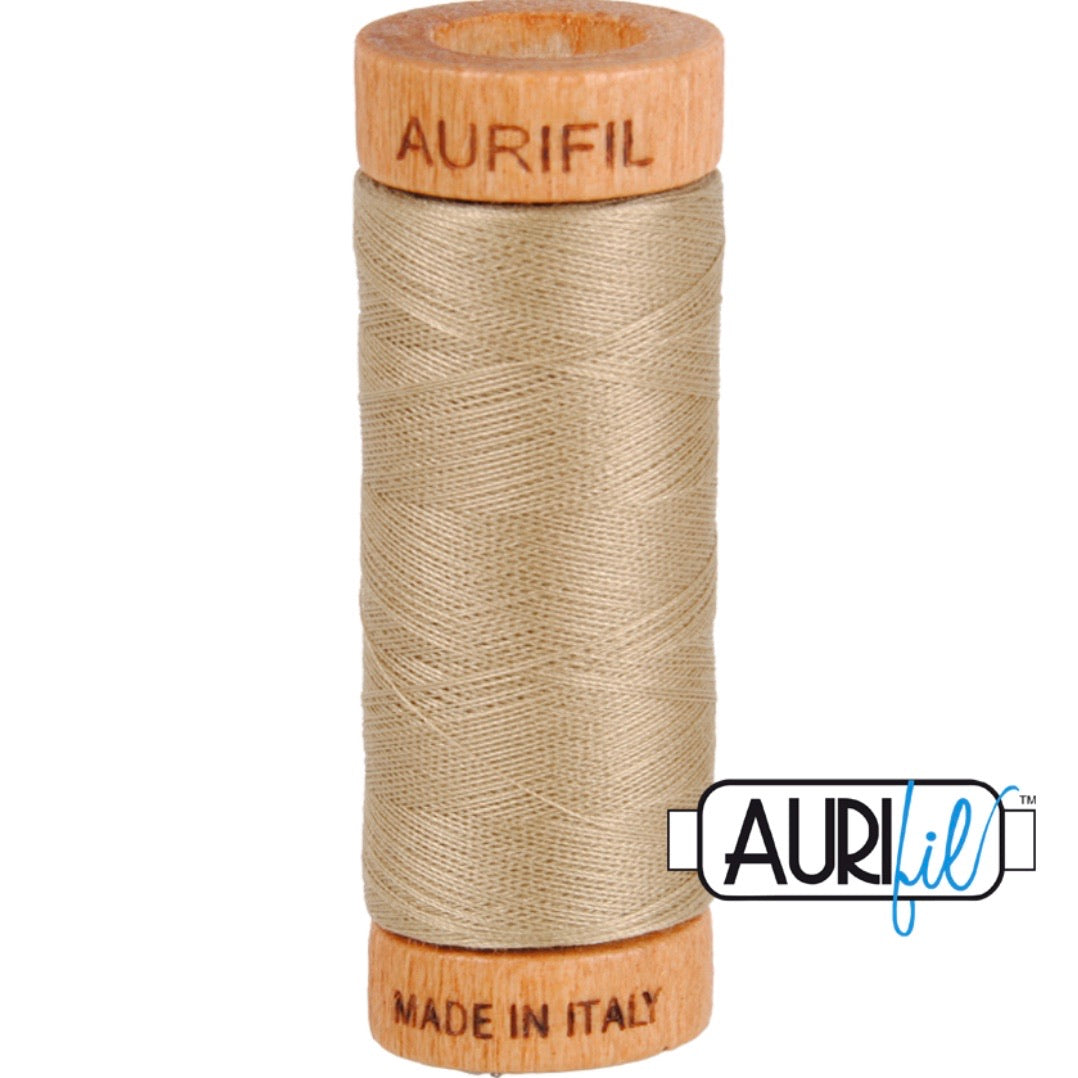 Aurifil Cotton 80wt Thread - 280 mt - 2325 - Linen